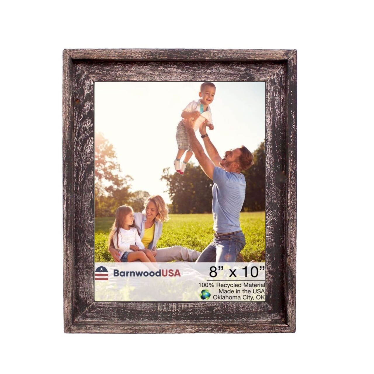 Rustic Farmhouse Signature Series Tabletop Reclaimed Wood Picture Frame